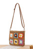 Chestnut Flower Straw Woven Single Shoulder Bag