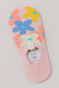 Pink Cute Floral Print No Show Socks Pink Cute Floral Print No Show Socks