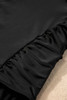 Black Ruffled Trim Ruched One Piece Bathing Suit Black Ruffled Trim Ruched One Piece Bathing Suit
