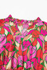 Rose Floral Short Sleeve Smocked Waist Maxi dress Rose Floral Short Sleeve Smocked Waist Maxi dress