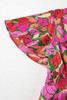 Rose Floral Short Sleeve Smocked Waist Maxi dress Rose Floral Short Sleeve Smocked Waist Maxi dress