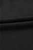 Black Solid Kangaroo Pocket Half Zipper Oversized Hoodie