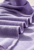 Orchid Petal Solid Waffle Knit Patchwork Raglan Sleeve Sweatshirt