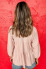 Light Pink Textured Tiered Flowy Blouse