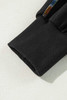 Black Contrast Rainbow Trim Drop Shoulder Pullover Sweatshirt Black Contrast Rainbow Trim Drop Shoulder Pullover Sweatshirt