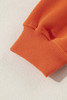 Orange Plain Drop Shoulder Crewneck Pullover Sweatshirt Orange Plain Drop Shoulder Crewneck Pullover Sweatshirt