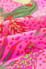 Rose Jungle Floral Print Notch V Neck Blouse