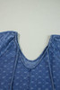 Ashleigh Blue Textured Open Back Loose Fit Denim Dress Ashleigh Blue Textured Open Back Loose Fit Denim Dress
