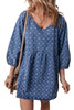 Ashleigh Blue Textured Open Back Loose Fit Denim Dress Ashleigh Blue Textured Open Back Loose Fit Denim Dress