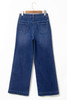 Sail Blue Wide Leg Pocketed High Waist Jeans Sail Blue Wide Leg Pocketed High Waist Jeans