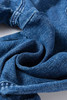 Sail Blue Mineral Wash Drawstring Waist Loose Straight Denim Pants