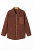 Red Clay Faux Shearling Teddy Bear Jacket