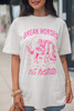 White Western BREAK HORSES Cowboy Graphic Crewneck T Shirt White Western BREAK HORSES Cowboy Graphic Crewneck T Shirt