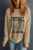 Khaki Rugby FOOTBALL SEASON Graphic Game Day Sweatshirt