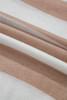 Apricot Colorblock Striped Round Neck Drop Shoulder Sweater