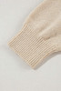 Parchment Floral Crochet Chunky Knit Sweater