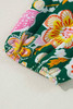 Green Floral Tied V Neck Long Sleeve Plus Size Babydoll Top Green Floral Tied V Neck Long Sleeve Plus Size Babydoll Top