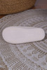 White Halloween Pumpkin Print Plush Slippers (Runs Small, Size Up)