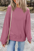 Valerian Plain Drop Shoulder Crewneck Pullover Sweatshirt Valerian Plain Drop Shoulder Crewneck Pullover Sweatshirt