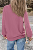 Valerian Plain Drop Shoulder Crewneck Pullover Sweatshirt Valerian Plain Drop Shoulder Crewneck Pullover Sweatshirt