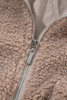 Light French Beige Zipper Pocketed Winter Fuzzy Jacket Light French Beige Zipper Pocketed Winter Fuzzy Jacket