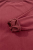 Burgundy Plain Drop Shoulder Crewneck Pullover Sweatshirt Burgundy Plain Drop Shoulder Crewneck Pullover Sweatshirt