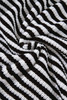 Black Stripe Zip up Collar Drop Shoulder Sweater Black Stripe Zip up Collar Drop Shoulder Sweater