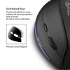 Zelotes F-35 Wireless Vertical Gaming Mouse Rechargeable 2400 DPI
