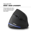 Zelotes F-35 Wireless Vertical Gaming Mouse Rechargeable 2400 DPI