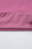 Valerian Solid Fleece Lined Drop Shoulder High Low Sweatshirt