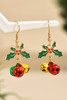 Gold Plated Christmas Jingle Bell Hook Earrings Gold Plated Christmas Jingle Bell Hook Earrings
