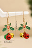 Gold Plated Christmas Jingle Bell Hook Earrings Gold Plated Christmas Jingle Bell Hook Earrings
