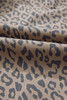 Khaki Leopard Printed Drawstring Waist Pocketed Wide Leg Jeans Khaki Leopard Printed Drawstring Waist Pocketed Wide Leg Jeans
