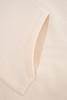 Apricot Drawstring Turtleneck Dolman Sleeve Sweatshirt