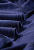 Navy Blue Plain Drop Shoulder Crewneck Pullover Sweatshirt Navy Blue Plain Drop Shoulder Crewneck Pullover Sweatshirt