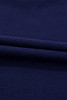 Navy Blue Solid Fleece Lined Drop Shoulder High Low Sweatshirt