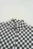 Green Checkerboard Printed Drop Shoulder Loose Casual Shirt Green Checkerboard Printed Drop Shoulder Loose Casual Shirt
