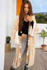 Yellow Bohemian Geometric Printed Loose Sleeve Long Kimono Yellow Bohemian Geometric Printed Loose Sleeve Long Kimono
