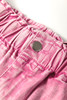 Strawberry Pink Elastic High Waisted Denim Shorts Strawberry Pink Elastic High Waisted Denim Shorts