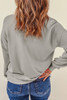 Gray Valentines Brushwork Heart Graphic Drop Shoulder Sweatshirt Gray Valentines Brushwork Heart Graphic Drop Shoulder Sweatshirt
