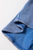 Sky Blue Mineral Wash Ribbed Notch Neck Tank Top