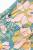 Sky Blue Floral Ricrac Trim V Neck Shift Mini Tank Dress