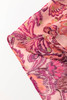 Red Floral Print Ruffled Puff Short Sleeve Blouse Red Floral Print Ruffled Puff Short Sleeve Blouse