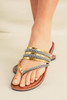 Gold Clip Toe Pointed Toe Strappy Flat Slippers Gold Clip Toe Pointed Toe Strappy Flat Slippers