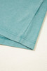 Sea Green MAMA Printed Mineral Wash Crewneck T Shirt Sea Green MAMA Printed Mineral Wash Crewneck T Shirt