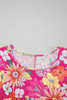 Rose Plus Size Floral Print Ruffle Short Sleeve Blouse Rose Plus Size Floral Print Ruffle Short Sleeve Blouse