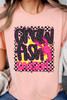Pink Crawfish Season Graphic Casual Tee