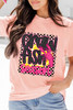 Pink Crawfish Season Graphic Casual Tee