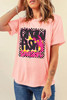 Pink Crawfish Season Graphic Casual Tee