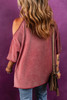 Clay One Shoulder Half Sleeve Oversized Tunic T Shirt